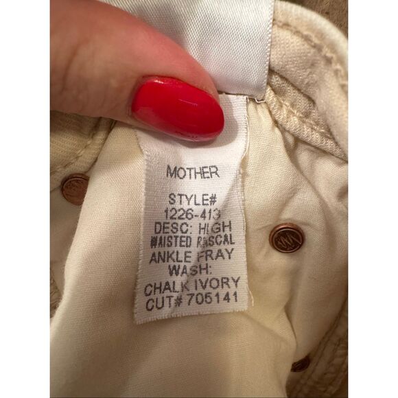 Mother High Waisted Rascal Ankle Fray Jean - Picture 7 of 8